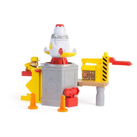 Rubble -  & Crew Launch 'n' Spin Spaceship Yellow - Picture 1 of 6